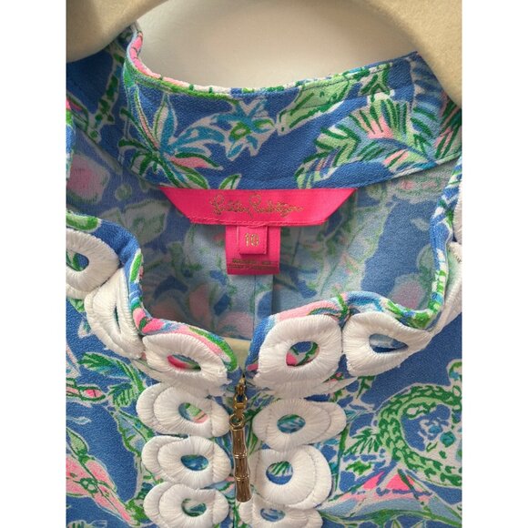 Lilly Pulitzer Matching Mother & Daughter Dresses Size L 8/10 & 10 Girls Shift S - Picture 4 of 4